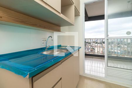 Sala/Cozinha de apartamento para alugar com 1 quarto, 31m² em Vila Santa Clara, São Paulo