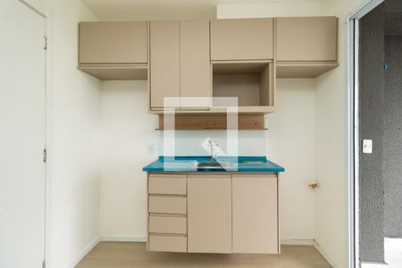 Sala/Cozinha de apartamento para alugar com 1 quarto, 31m² em Vila Santa Clara, São Paulo