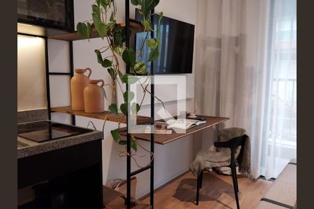Sala/Quarto de apartamento para alugar com 1 quarto, 29m² em Vila Cordeiro, São Paulo