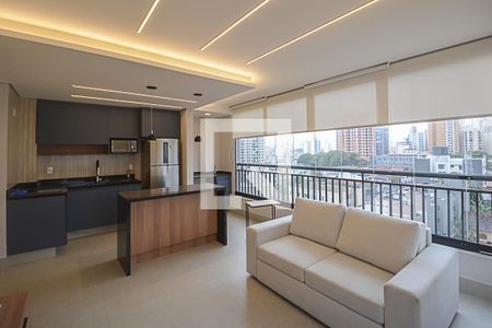 Sala/Cozinha/Área de Serviço de apartamento para alugar com 1 quarto, 43m² em Centro, São Bernardo do Campo