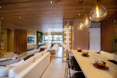 Sala de apartamento à venda com 3 quartos, 121m² em Brooklin, São Paulo