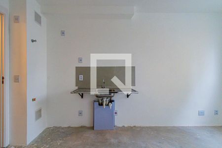 Sala/cozinha de apartamento para alugar com 1 quarto, 24m² em Barra Funda, São Paulo