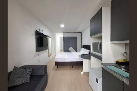 Sala/Quarto/Cozinha de apartamento para alugar com 1 quarto, 27m² em Centro, Rio de Janeiro