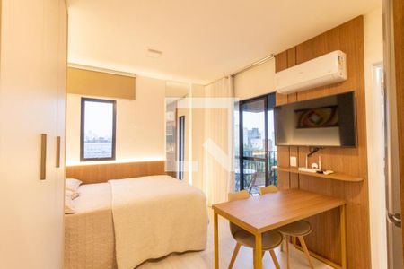 Sala/Quarto de apartamento para alugar com 1 quarto, 23m² em Novo Mundo, Curitiba