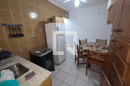 Cozinha de apartamento para alugar com 1 quarto, 49m² em Aviação, Praia Grande