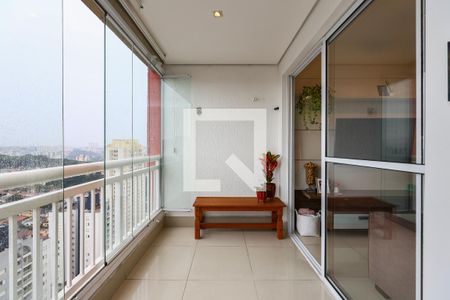Varanda da Sala de apartamento à venda com 2 quartos, 64m² em Vila Suzana, São Paulo