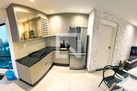 Sala/Cozinha de apartamento para alugar com 1 quarto, 82m² em Morumbi, São Paulo