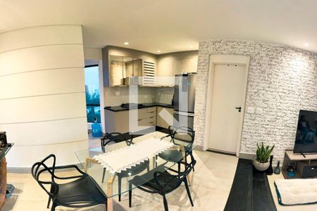 Sala/Cozinha de apartamento para alugar com 1 quarto, 82m² em Morumbi, São Paulo