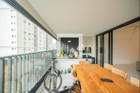 Varanda gourmet de apartamento à venda com 4 quartos, 231m² em Vila Clementino, São Paulo