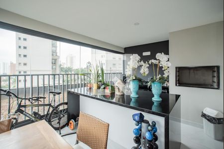 Varanda gourmet de apartamento à venda com 4 quartos, 231m² em Vila Clementino, São Paulo