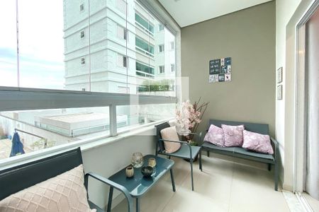 Varanda da Sala de apartamento à venda com 2 quartos, 72m² em Sion, Belo Horizonte