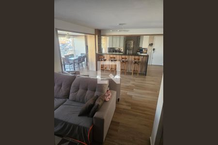 Sala de apartamento à venda com 3 quartos, 123m² em Chácara Califórnia, São Paulo