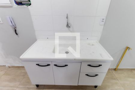 Sala - Cozinha de apartamento à venda com 1 quarto, 43m² em Cidade Antônio Estêvão de Carvalho, São Paulo