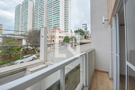 Sacada da Sala/Cozinha/Área de Serviço de apartamento à venda com 3 quartos, 74m² em Jardim do Mar, São Bernardo do Campo