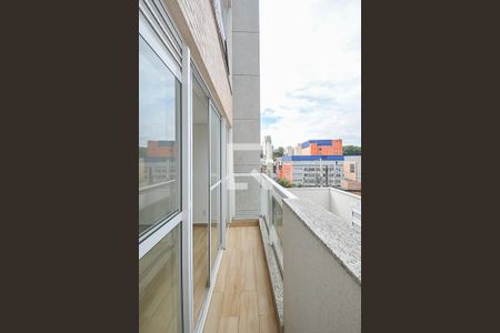 Sacada da Sala/Cozinha/Área de Serviço de apartamento à venda com 3 quartos, 74m² em Jardim do Mar, São Bernardo do Campo