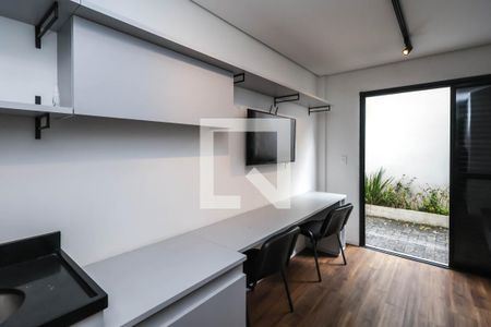Quarto/Sala e Cozinha de kitnet/studio para alugar com 1 quarto, 26m² em Vila Mariana, São Paulo