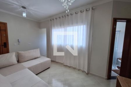 Sala  de apartamento à venda com 2 quartos, 76m² em Vila Floresta, Santo André