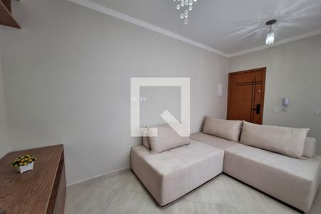 Sala  de apartamento à venda com 2 quartos, 76m² em Vila Floresta, Santo André