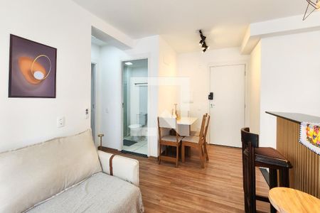 Sala  de apartamento à venda com 2 quartos, 50m² em Santo Cristo, Rio de Janeiro