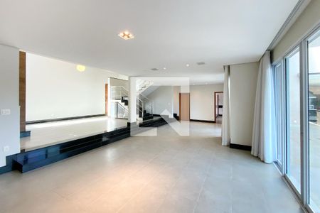 Sala de casa de condomínio à venda com 4 quartos, 455m² em Vale dos Cristais, Nova Lima