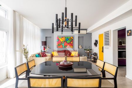 Sala de Jantar de apartamento à venda com 3 quartos, 166m² em Copacabana, Rio de Janeiro