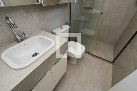 Banheiro Suíte de apartamento para alugar com 3 quartos, 88m² em São Lucas, Belo Horizonte