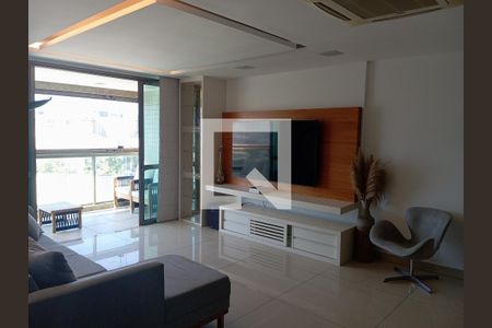 Sala de apartamento para alugar com 4 quartos, 350m² em Barra da Tijuca, Rio de Janeiro