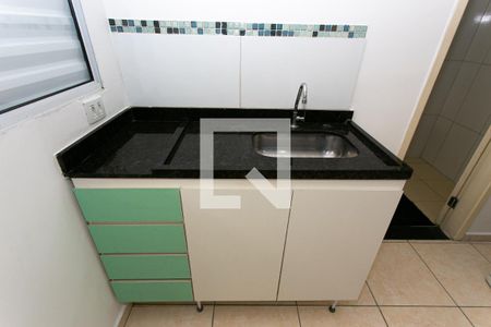 Cozinha de kitnet/studio para alugar com 1 quarto, 20m² em Vila Prudente, São Paulo