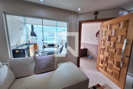 Sala de casa à venda com 3 quartos, 156m² em Vila Scarpelli, Santo André
