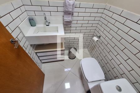 Lavabo de casa à venda com 3 quartos, 156m² em Vila Scarpelli, Santo André