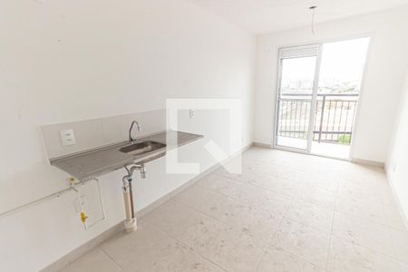 Sala/Cozinha de apartamento para alugar com 1 quarto, 29m² em Brás, São Paulo