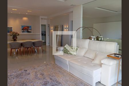 Sala de apartamento para alugar com 3 quartos, 167m² em Barra da Tijuca, Rio de Janeiro