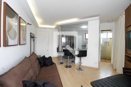 Sala e Cozinha de apartamento para alugar com 1 quarto, 40m² em Pinheiros, São Paulo