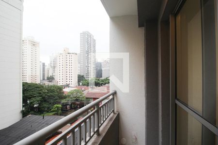 Varanda de apartamento para alugar com 1 quarto, 24m² em Vila Nova Conceição, São Paulo