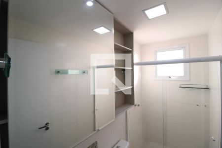 Banheiro Social de apartamento para alugar com 2 quartos, 60m² em Novo Mundo, Uberlândia
