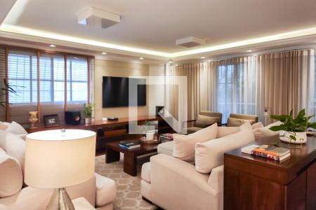 Sala de apartamento à venda com 4 quartos, 180m² em Humaitá, Rio de Janeiro