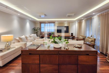 Sala de apartamento à venda com 4 quartos, 180m² em Humaitá, Rio de Janeiro