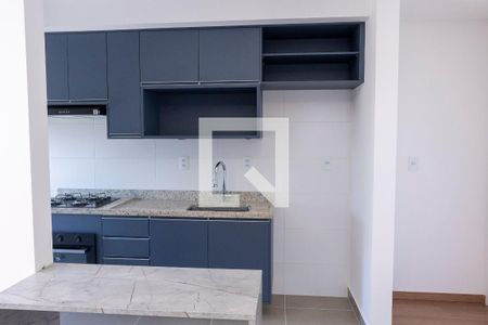 Sala/cozinha de apartamento para alugar com 1 quarto, 48m² em Parque Campolim, Sorocaba