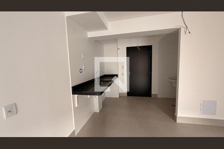 Sala/Cozinha de apartamento à venda com 1 quarto, 50m² em Setor Bueno, Goiânia