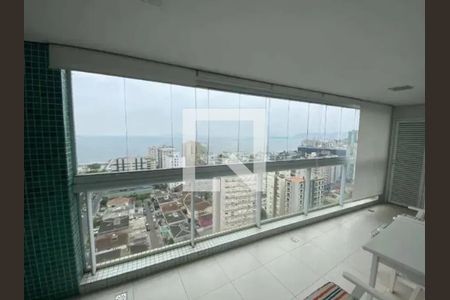 Varanda da Sala de apartamento para alugar com 3 quartos, 190m² em Aparecida, Santos