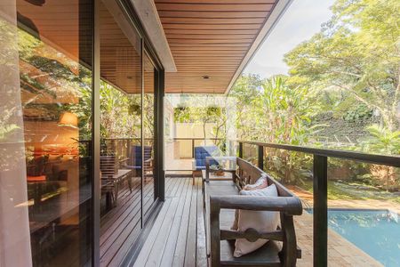 Varanda da Sala de apartamento à venda com 4 quartos, 155m² em Perdizes, São Paulo