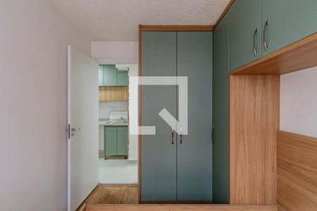 Quarto 01 de apartamento à venda com 2 quartos, 34m² em Parque Industrial Tomas Edson, São Paulo