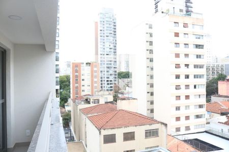 Varanda da Sala de apartamento para alugar com 1 quarto, 29m² em Pompeia, São Paulo