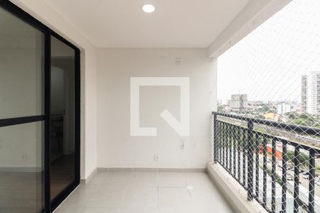 Varanda  de apartamento para alugar com 2 quartos, 46m² em Vila Esperança, São Paulo