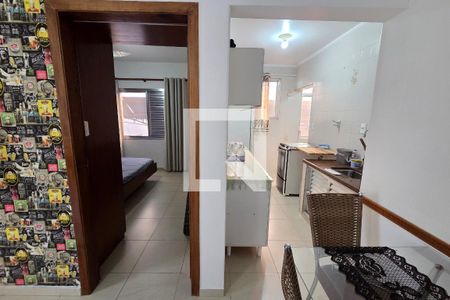 Sala de apartamento para alugar com 1 quarto, 64m² em Canto do Forte, Praia Grande