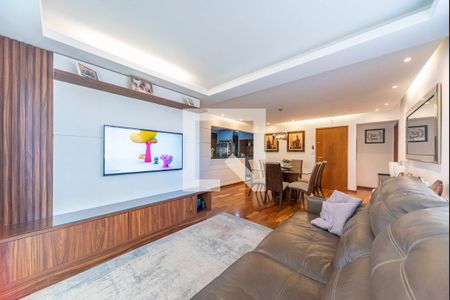 Sala de apartamento à venda com 3 quartos, 130m² em Jardim Bela Vista, Santo André
