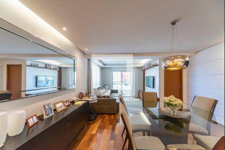 Sala de apartamento à venda com 3 quartos, 130m² em Jardim Bela Vista, Santo André
