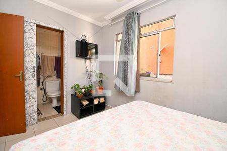 Quarto Suíte de apartamento à venda com 3 quartos, 75m² em Cabral, Contagem