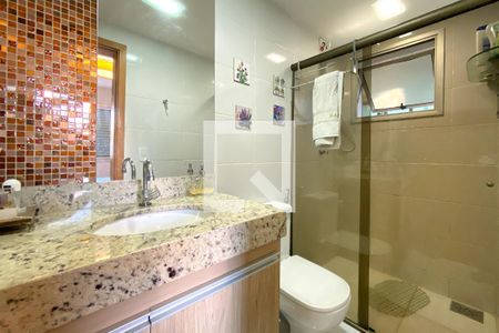 Banheiro da Suíte de apartamento à venda com 3 quartos, 100m² em União, Belo Horizonte