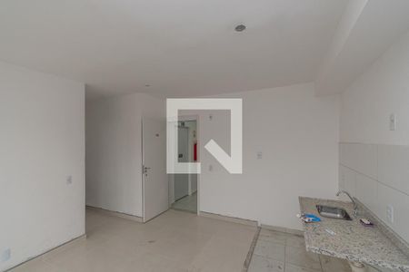 Sala/Cozinha e Area de Serviço  de apartamento para alugar com 2 quartos, 50m² em Jardim Campos Verdes, Hortolândia
